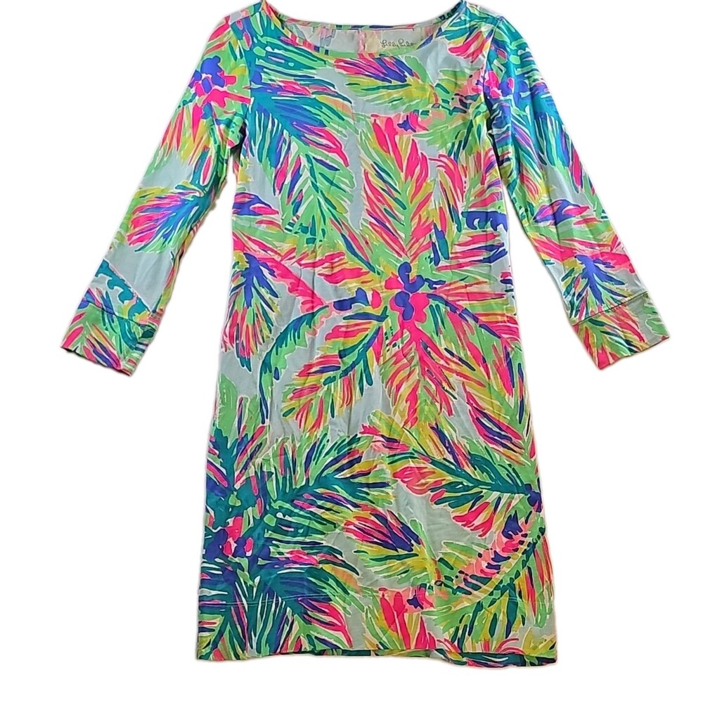 Lilly Pulitzer "Marlowe" style dress ¾ sleeve, 100% Pima cotton, size XXS.